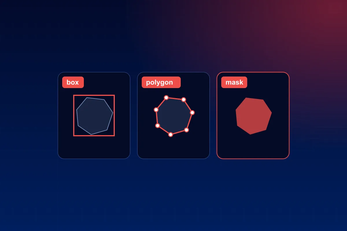 Bounding Boxes, Polygons or Segmentation: Which Label to Choose: illustration